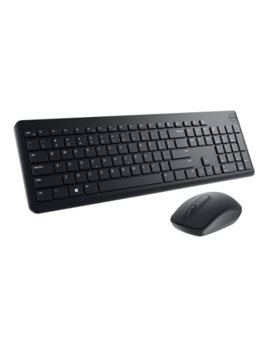 Dell | Keyboard and Mouse | KM3322W | Keyboard and Mouse Set | Wireless | Batteries included | US | Black | Wireless connection