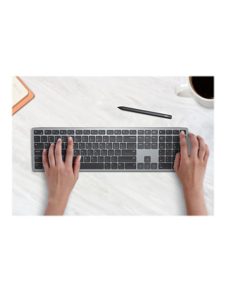 Dell | Keyboard | KB700 | Keyboard | Wireless | US | Titan Gray | 2.4 GHz, Bluetooth 5.0