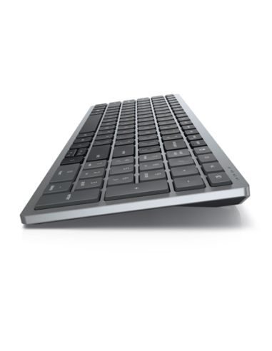 Dell | Keyboard | KB740 | Keyboard | Wireless | Russian | Titan Gray | 2.4 GHz, Bluetooth 5.0 | 506 g
