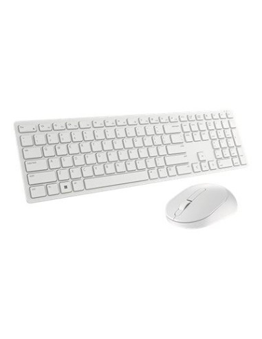 Dell | Keyboard and Mouse | KM5221W Pro | Keyboard and Mouse Set | Wireless | Mouse included | US | White | 2.4 GHz