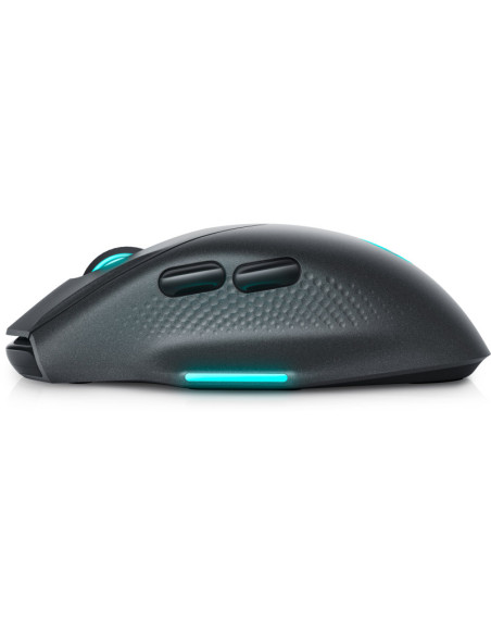 Dell | Gaming Mouse | AW620M | Wired/Wireless | USB-A | Dark Side of the Moon