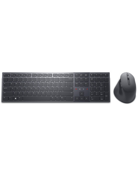 Dell | Premier Collaboration Keyboard and Mouse | KM900 | Keyboard and Mouse Set | Wireless | Wireless connection | US | Graphi