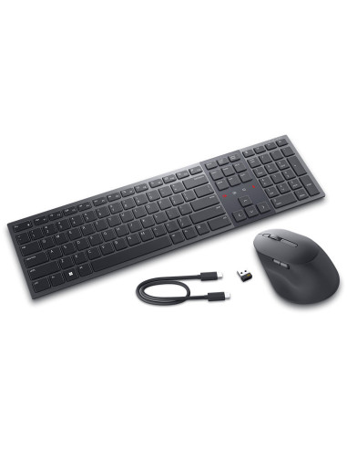 Dell | Premier Collaboration KM900 | Keyboard and Mouse Set | Wireless | Mouse included | Bluetooth | Wireless connection | Lit