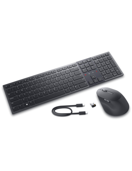 Dell | Premier Collaboration KM900 | Keyboard and Mouse Set | Wireless | Mouse included | Bluetooth | Wireless connection | Lit