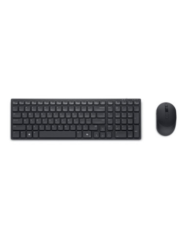 Dell | Silent Keyboard and Mouse | KM555 | Keyboard and Mouse Set | Wireless | Ukrainian (QWERTY) | Black | 2.4 GHz, Bluetooth 