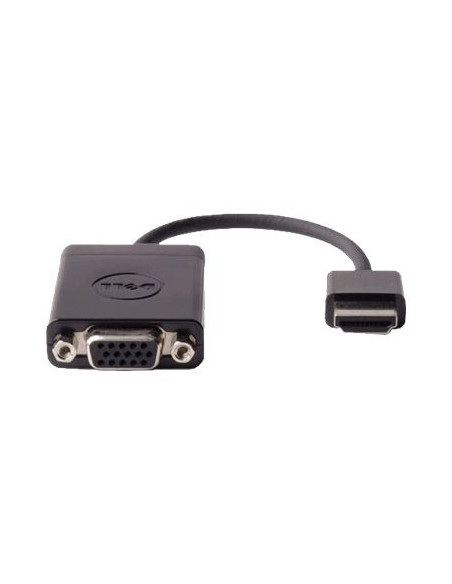 Dell | Adapter HDMI to VGA | 470-ABZX | Black | HDMI - Male | HD-15 (VGA) - Female