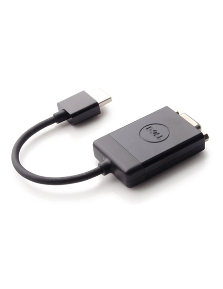 Dell | Adapter HDMI to VGA | 470-ABZX | Black | HDMI - Male | HD-15 (VGA) - Female
