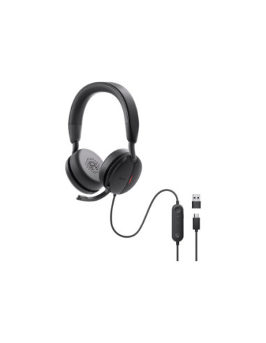 Dell | Pro On-Ear Headset | WL5024 | Built-in microphone | Wireless | ANC | Black