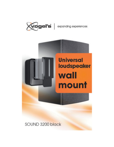 Vogels | Loundspeaker Mount | Turn, Tilt | Maximum weight (capacity) 5 kg | Black