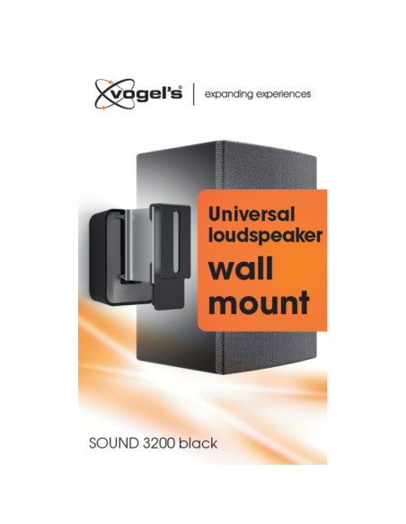 Vogels | Loundspeaker Mount | Turn, Tilt | Maximum weight (capacity) 5 kg | Black