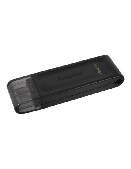 Kingston | DataTraveler 70 | 64 GB | USB-C | Black
