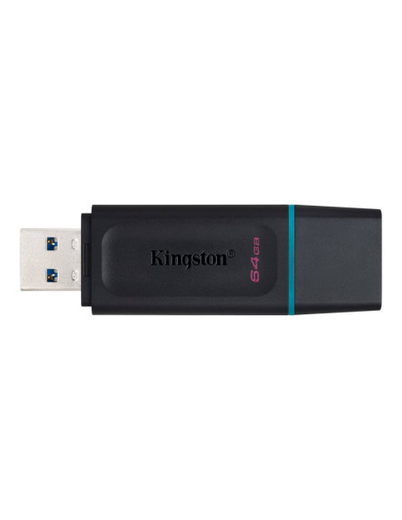Kingston | DataTraveler Exodia USB Flash Drive | 64 GB | USB 3.2 Gen 1 | Black/Blue