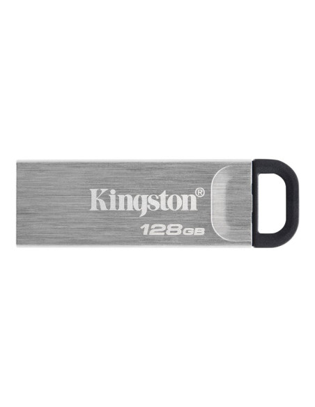 Kingston | USB Flash Drive | DataTraveler Kyson | 128 GB | USB 3.2 Gen 1 | Black/Grey
