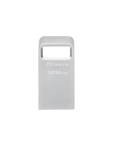 Kingston | USB 3.2 Flash Drive | DataTraveler micro | 128 GB | USB Type-A | Silver