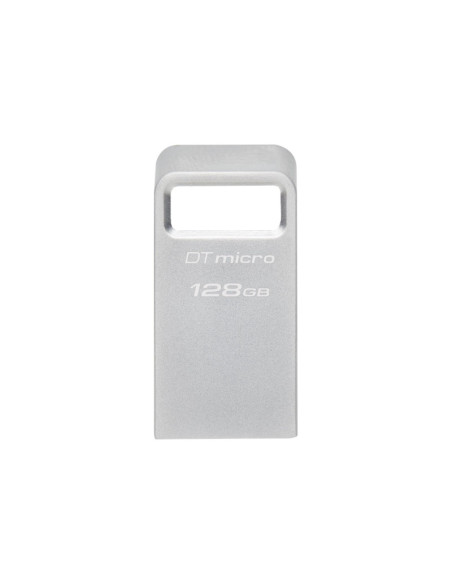 Kingston | USB 3.2 Flash Drive | DataTraveler micro | 128 GB | USB Type-A | Silver