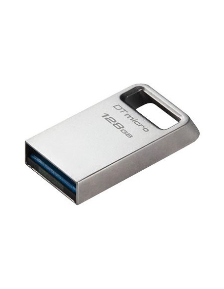 Kingston | USB 3.2 Flash Drive | DataTraveler micro | 128 GB | USB 3.2 | Silver
