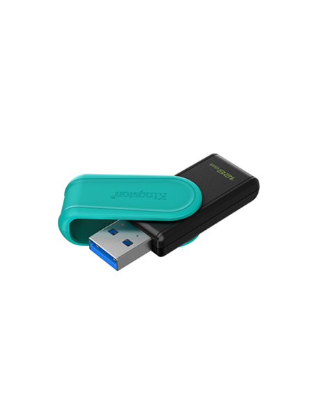 Kingston USB Flash Drive | DataTraveler Exodia S | 128 GB | USB 3.2 Gen 1 | Black/Turquoise
