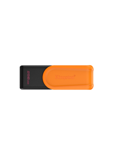 Kingston USB Flash Drive | DataTraveler Exodia S | 256 GB | USB 3.2 Gen 1 | Black/Orange