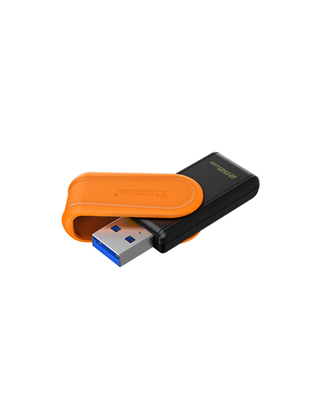 Kingston USB Flash Drive | DataTraveler Exodia S | 256 GB | USB 3.2 Gen 1 | Black/Orange