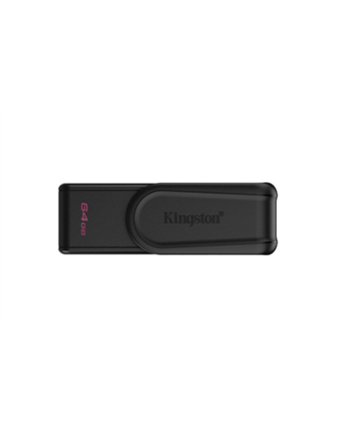 Kingston USB Flash Drive | DataTraveler Exodia S | 64 GB | USB 3.2 Gen 1 | Black