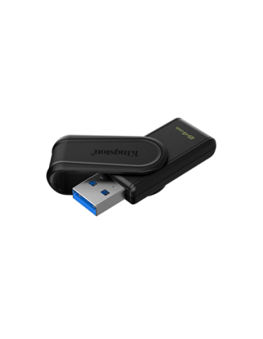 Kingston USB Flash Drive | DataTraveler Exodia S | 64 GB | USB 3.2 Gen 1 | Black