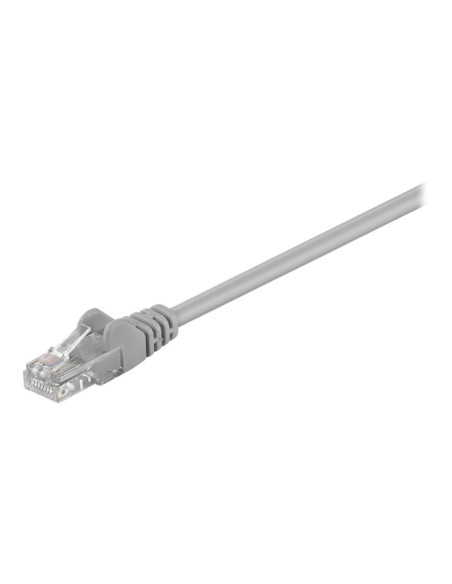 Goobay | CAT 5e patch cable, U/UTP | Grey RJ45 male (8P8C) | RJ45 male (8P8C)