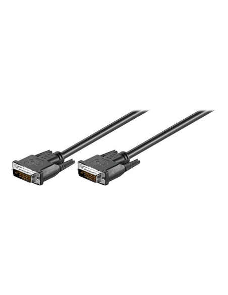 Goobay | DVI-D FullHD cable Dual Link, nickel plated | DVI-D male Dual-Link (24+1 pin) | DVI-D male Dual-Link (24+1 pin) | DVI 
