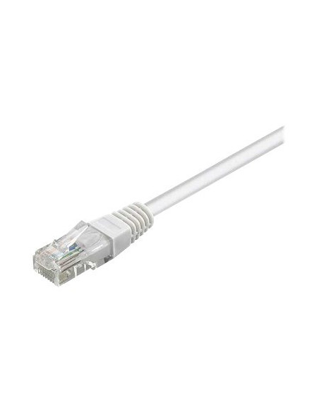 Goobay | CAT 5e patch cable, U/UTP | White RJ45 male (8P8C) | RJ45 male (8P8C)