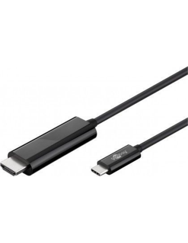 Goobay | USB-C HDMI adapter cable (4k 60 Hz) | USB-C male | HDMI male (type A) | USB-C to HDMI | 1.8 m