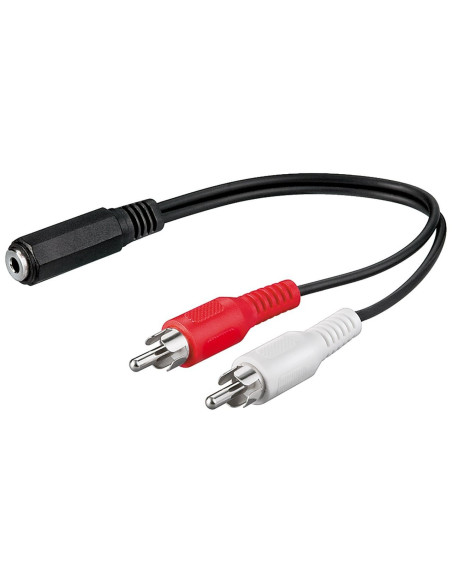 Goobay | Audio cable adapter, 3.5 mm | 50092