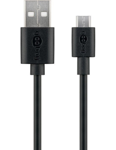 Goobay | Micro USB charging and sync cable | 46800 | USB-A to micro-USB USB 2.0 male (type A) | USB 2.0 micro male (type B)