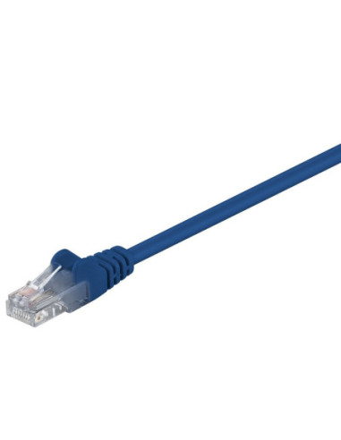 Goobay | CAT 5e patch cable, U/UTP | 68345 | Blue RJ45 male (8P8C) | RJ45 male (8P8C)