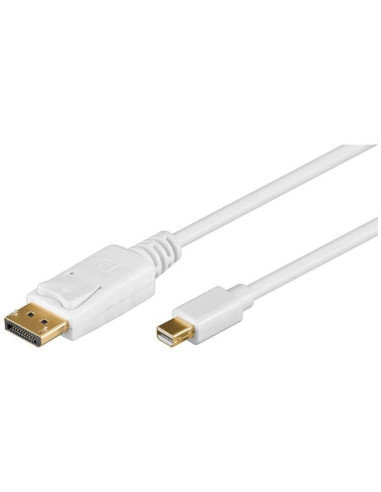 Goobay | Mini DisplayPort adapter cable 1.2 | 52858 | Mini DisplayPort plug | DisplayPort plug | 1 m | Gold-Plated connectors