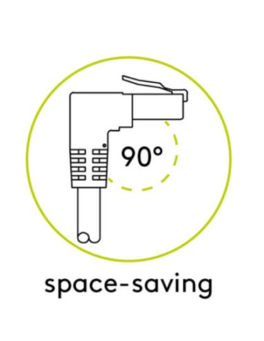 Goobay | Patch Cable | 51515 | RJ-45 | RJ-45 90 