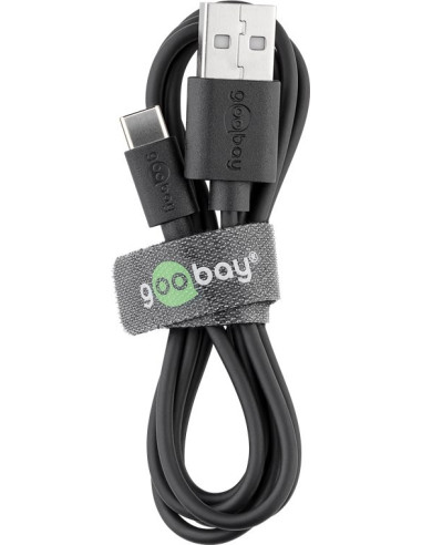 Goobay | USB-C charging and sync cable (USB-A USB-C) | 59124 | USB-C male | USB 2.0 male (type A)