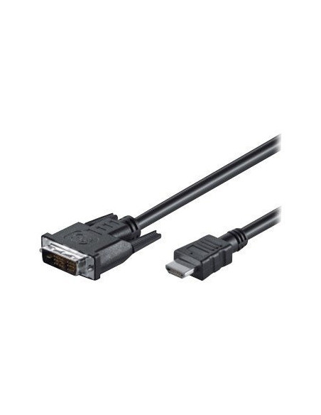 Goobay | DVI-D/HDMI cable, nickel plated | 50580 | DVI-D male Single-Link (18+1 pin) | HDMI male (type A) | 2 m