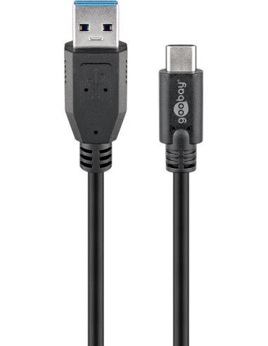 Goobay | Round cable | Sync & Charge Super Speed USB-C to USB A 3.0 charging cable | 67999 | USB 3.0 male (type A) | USB-C male