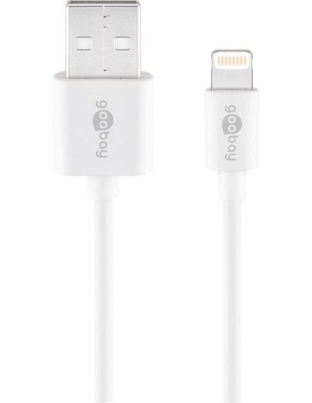 Goobay | Lightning USB charging and sync cable | 54600 | USB-C to Lightning Apple Lightnin male (8-pin) | USB 2.0 male (type A)
