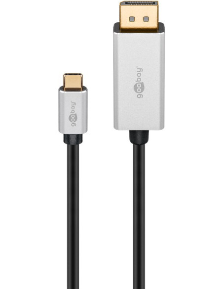 Goobay | USB-C to DisplayPort Adapter Cable | 60176 | Type-C | DisplayPort | USB-C to DisplayPort | 2 m