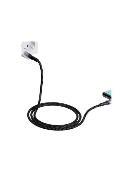 Goobay | USB-C to USB-A Textile Cable with Metal Plugs | 49296 | USB-C to USB-A