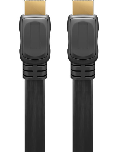 Goobay | High Speed HDMI Flat Cable with Ethernet | 61279 | HDMI male (type A) | HDMI (type A) | HDMI to HDMI | 2 m