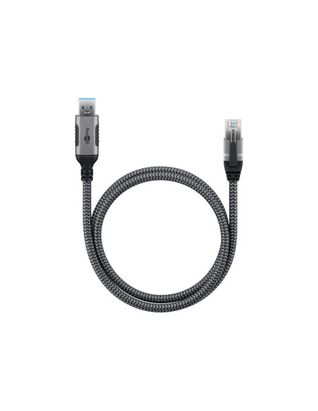 Goobay | USB-A 3.0 to RJ45 Ethernet Cable, 1 m | 70299