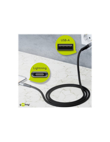 Goobay | Sync and charging cable | 49269 | Apple Lightning to USB Type A