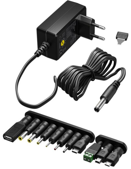 Goobay Universal Power Supply 5-15V, Max. 36W, 2.4A | 74436