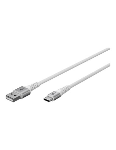 Goobay | USB-C to USB-A Supersoft Textile Cable with Metal Plugs | 74531