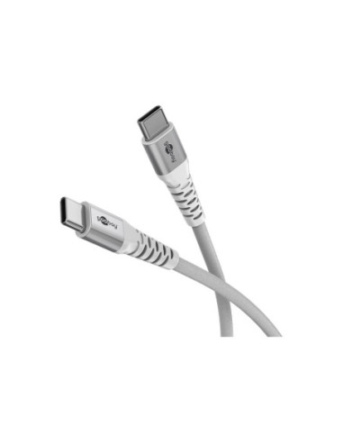 Goobay | USB-C Supersoft Textile Cable with Metal Plugs | 70193