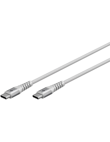 Goobay | USB-C Supersoft Textile Cable with Metal Plugs | 70194