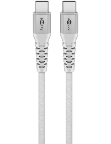 Goobay | USB-C Supersoft Textile Cable with Metal Plugs | 70194