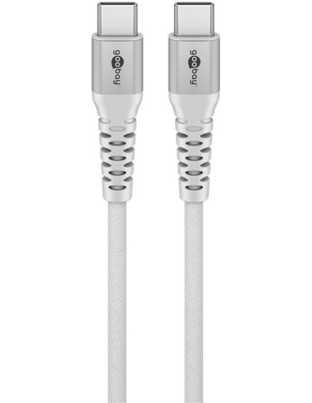 Goobay | USB-C Supersoft Textile Cable with Metal Plugs | 70194