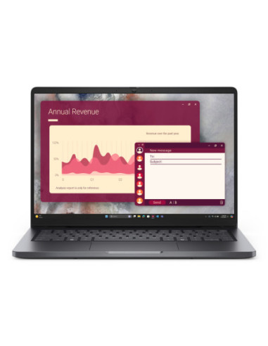 Dell Pro 14 PC14250/C5 120U/8GB/512GB SSD/14.0" FHD+/Integrated/FgrPr/FHD/IR Cam/Mic/WLAN + BT/US Backlit Kb/3 Cell/W11Pro/3yrs 